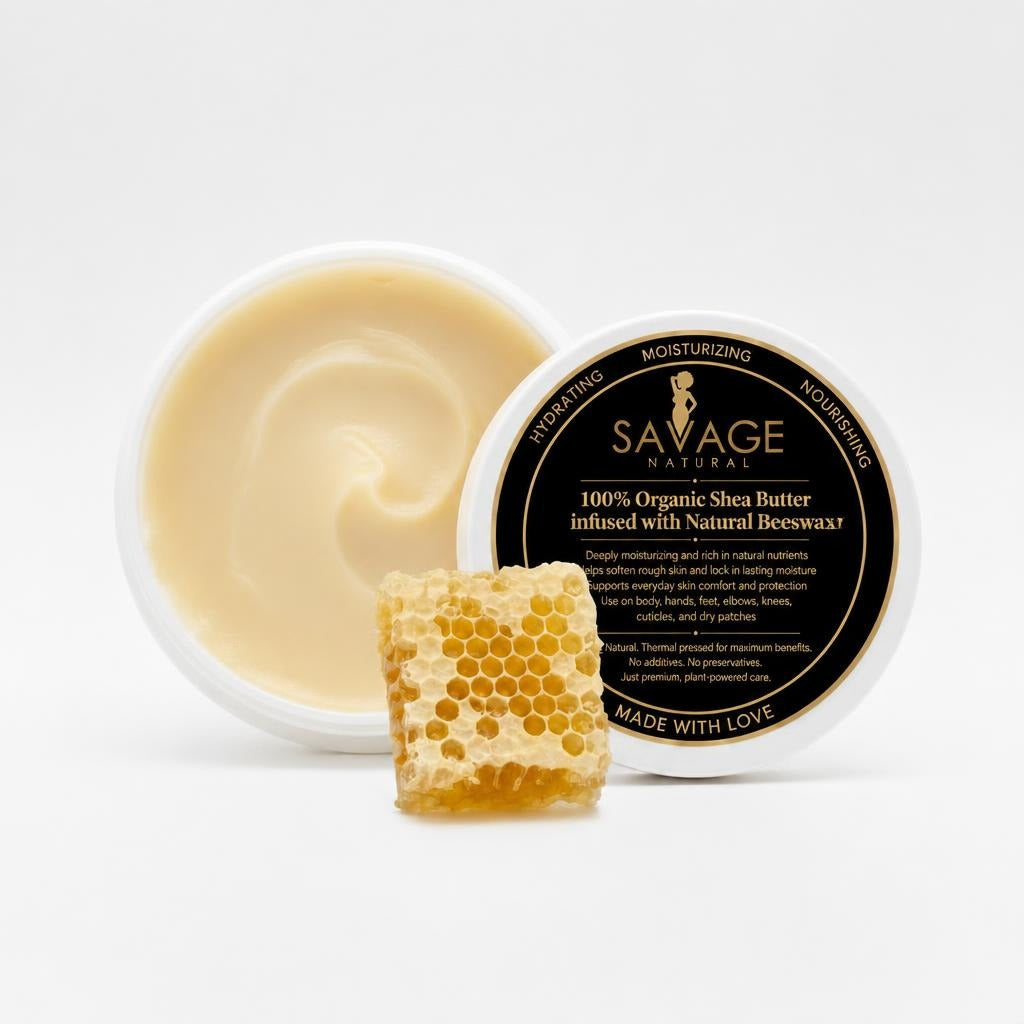 Shea Butter infused with Natural Beeswax