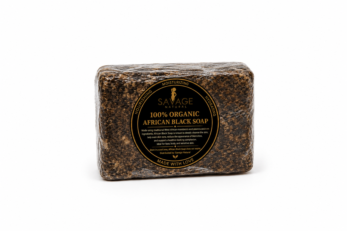 Organic African Black Soap Blocks