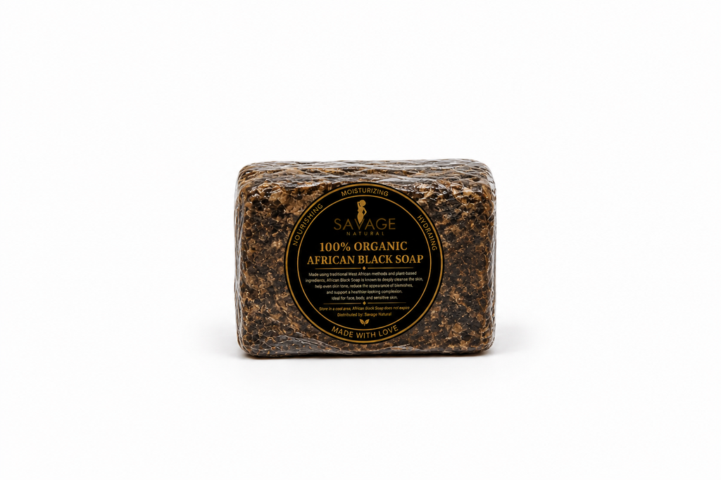 Organic African Black Soap Blocks