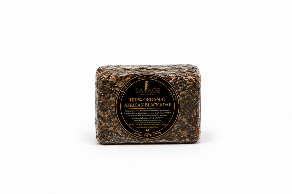Organic African Black Soap Blocks