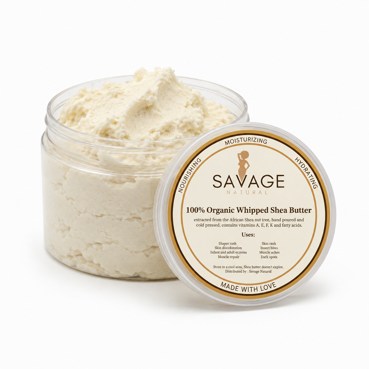 Whipped Organic Shea Butter – Mango Scented