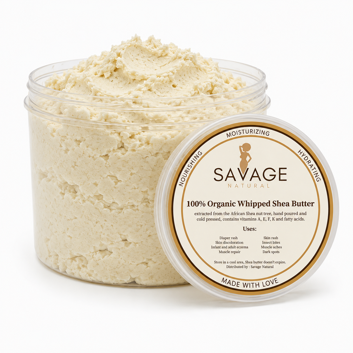 Whipped Organic Shea Butter – Mango Scented