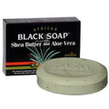 Curated African Black Soap with Shea Butter and Aloe Vera