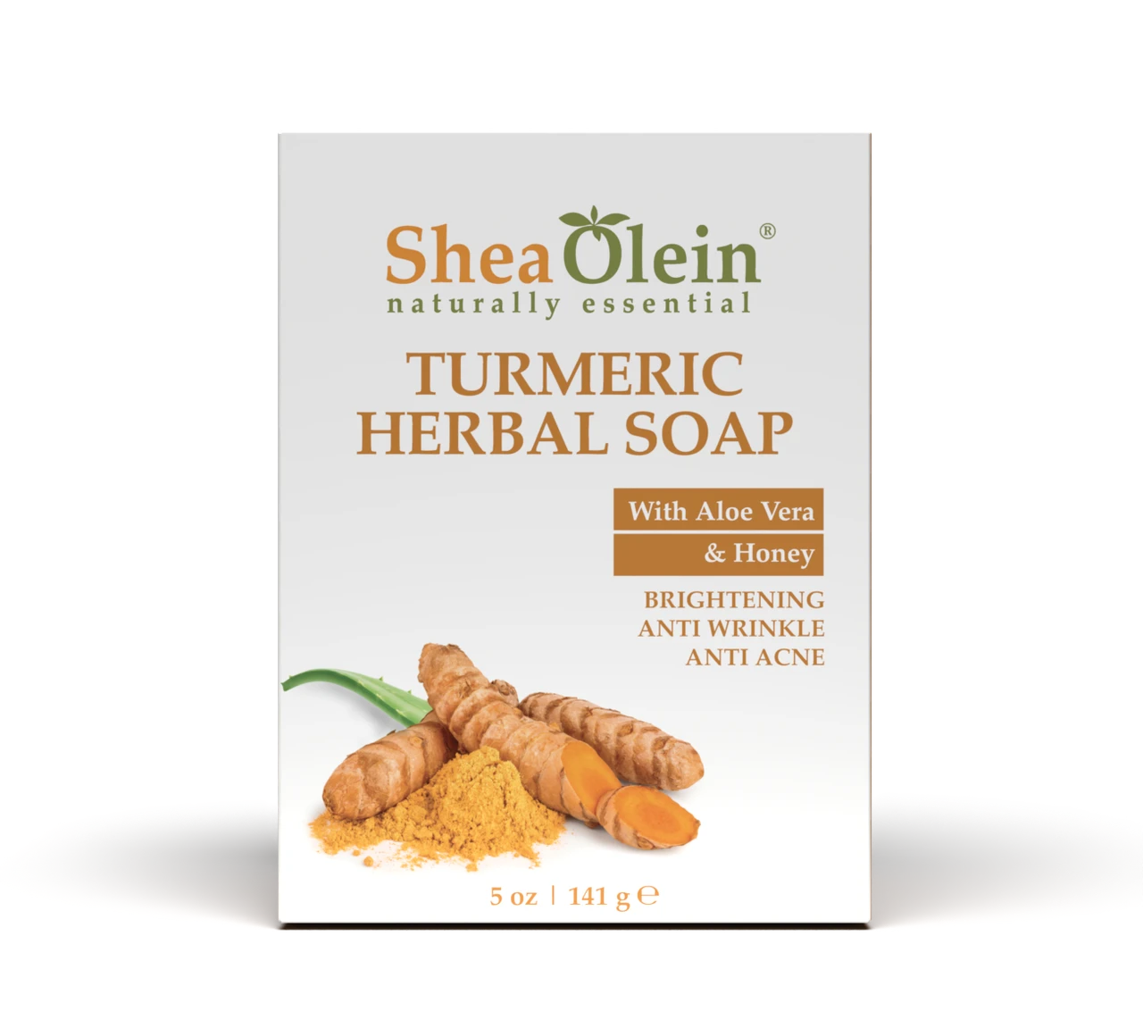 Shea Olein Turmeric Herbal Soap with Aloe Vera and Honey