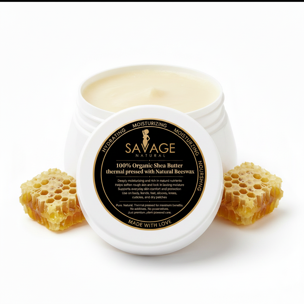 Shea Butter Single Clean White Lid